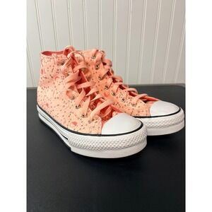Converse Chuck Taylor High Top Celestial Star Moon Peach‎ SZ5 Women 7 673105C